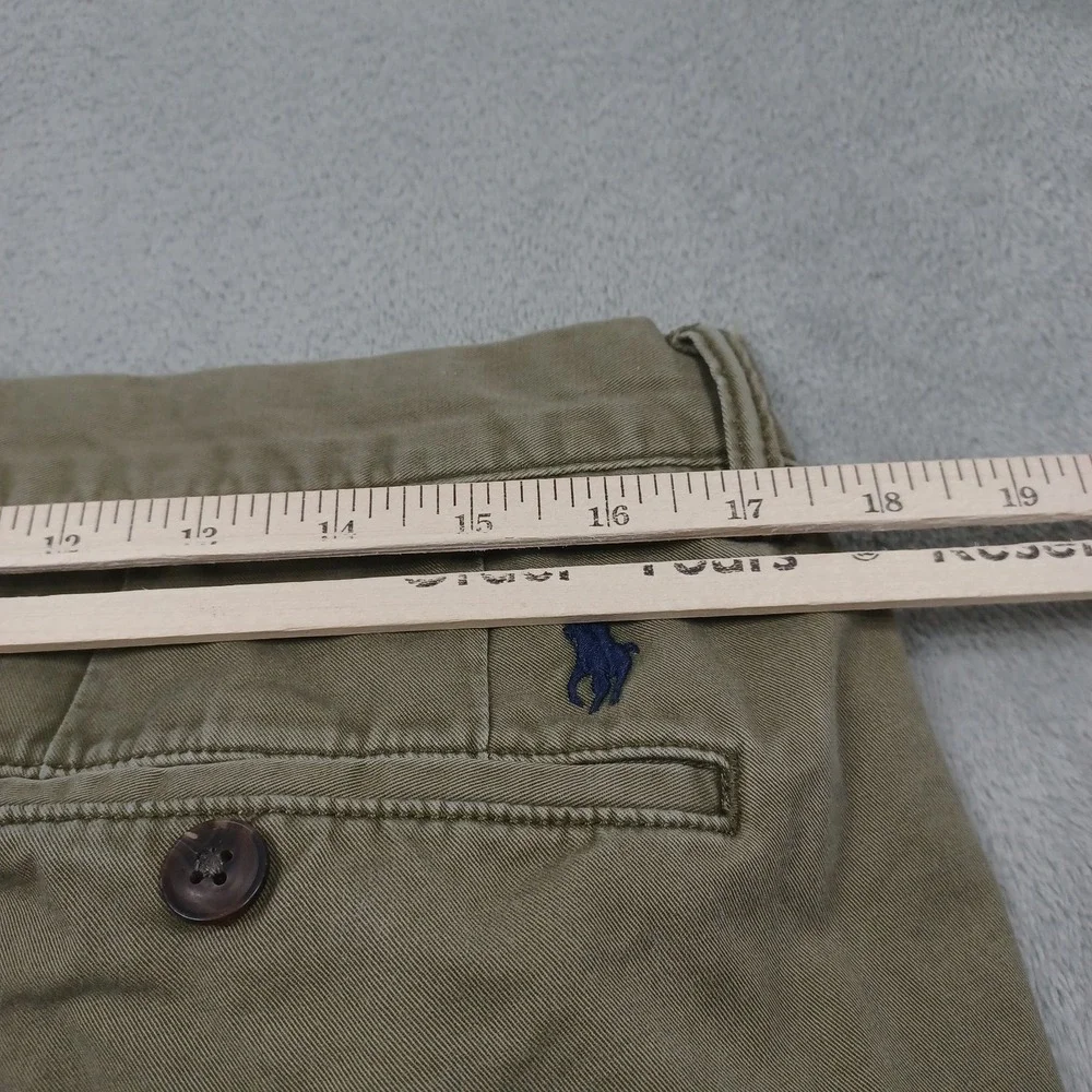 Polo Ralph Lauren Pants Mens 35x32 Brown Chino Pockets Stretch Straight Fit